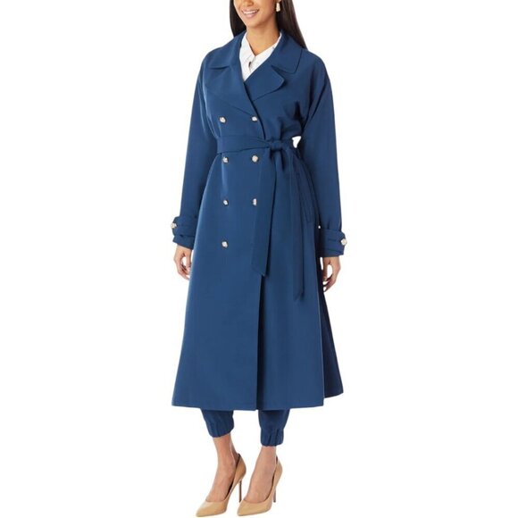 G by Giuliana Women's Black Label Belted Trench Dress or Coat NWT XXSP - Picture 1 of 11